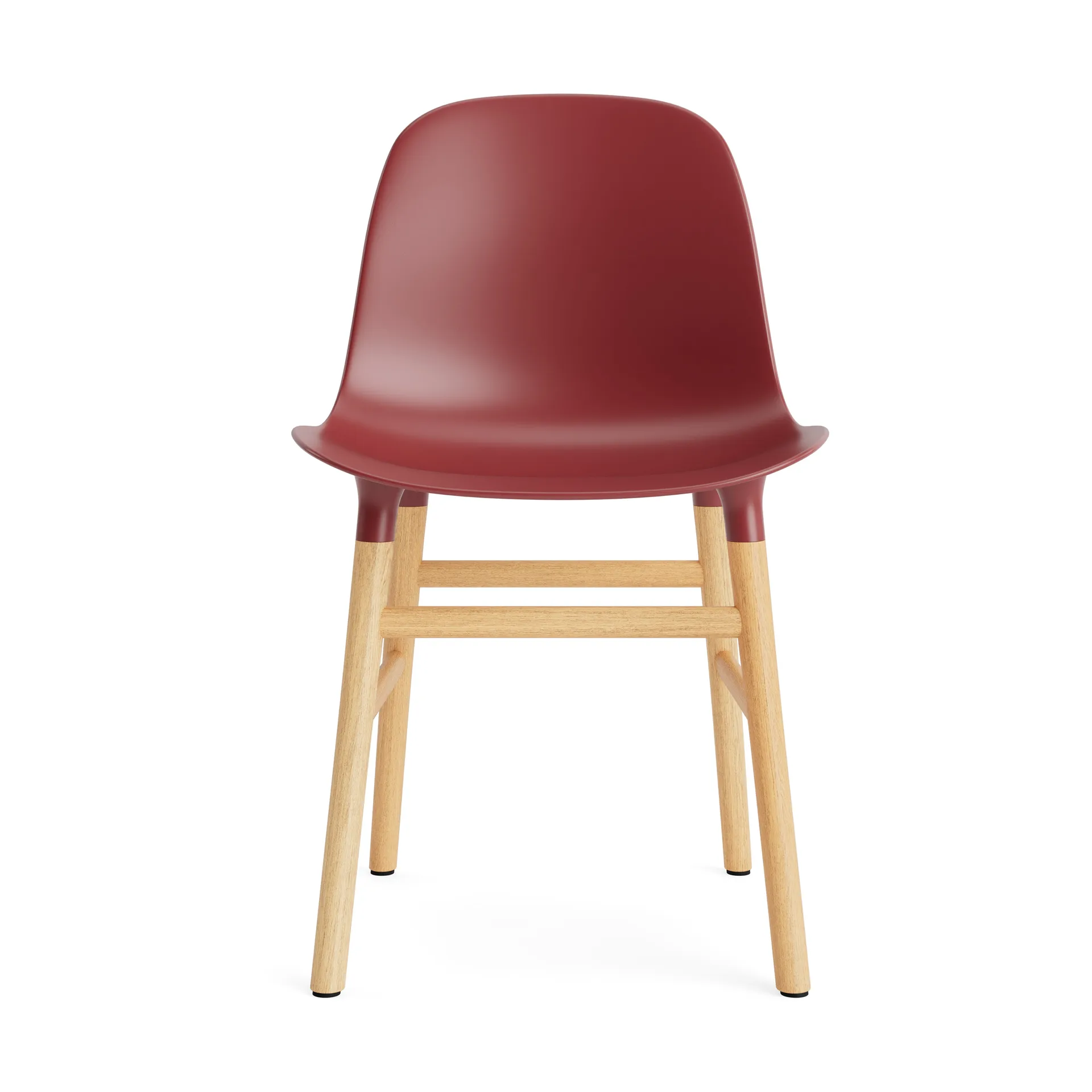 Form Stuhl, Red, Eichenholzbeine Normann Copenhagen