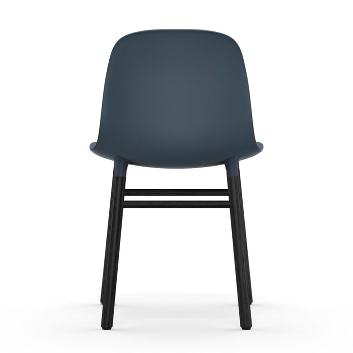 Form Stuhl schwarze Beine, Blau Normann Copenhagen