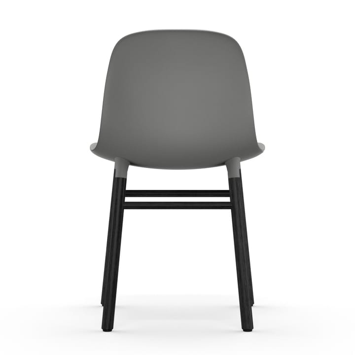 Form Stuhl schwarze Beine, Grau Normann Copenhagen