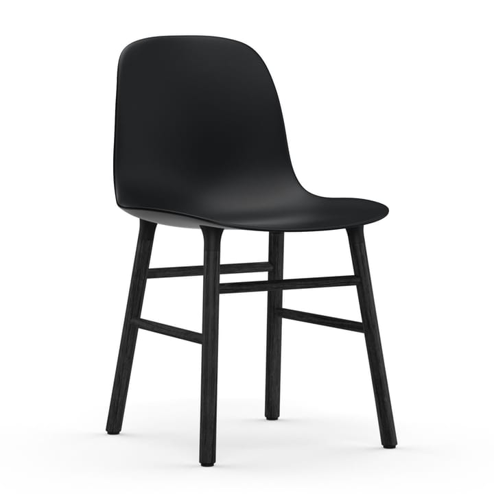 Form Stuhl schwarze Beine, Schwarz Normann Copenhagen