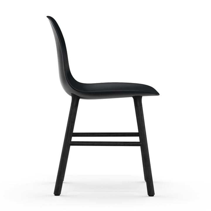 Form Stuhl schwarze Beine, Schwarz Normann Copenhagen