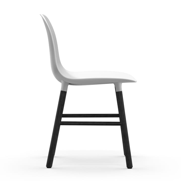 Form Stuhl schwarze Beine, Weiß Normann Copenhagen