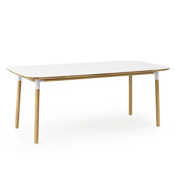 Form Tisch 95 x 200cm - Weiß - Normann Copenhagen