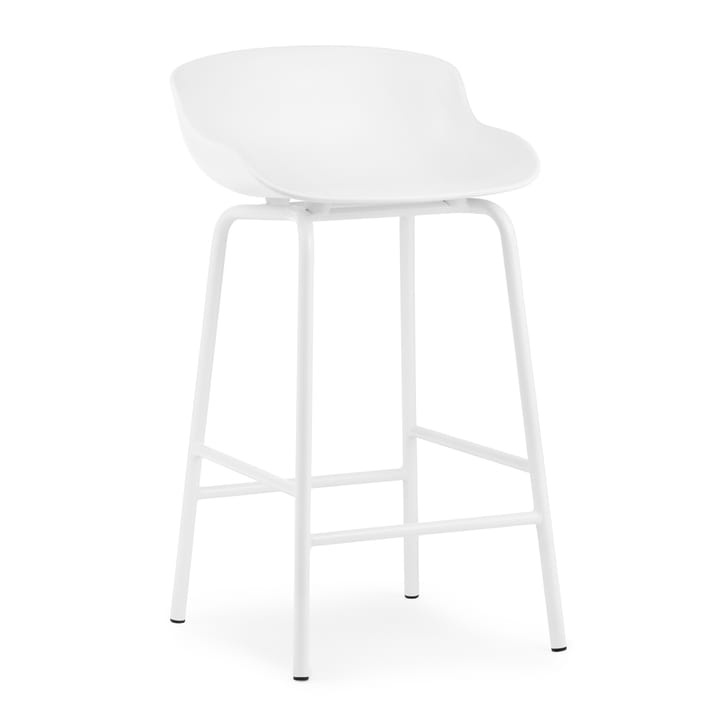 Hyg Barstuhl Metallbeine 65cm - Weiß - Normann Copenhagen