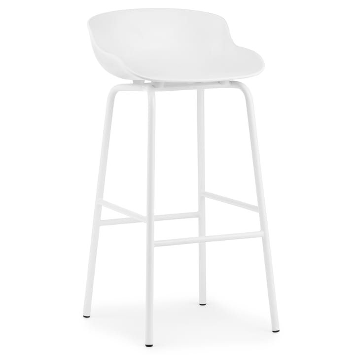 Hyg Barstuhl Metallbeine 75cm - Weiß - Normann Copenhagen