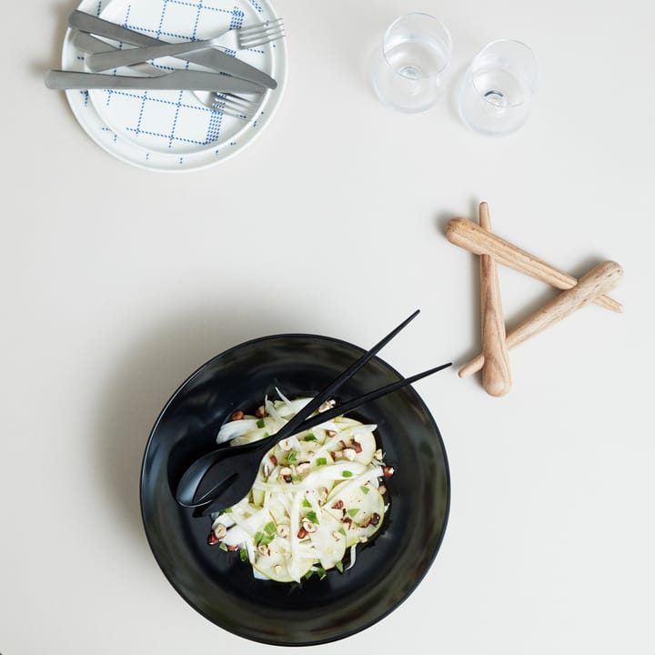 Krenit Salatbesteck, Schwarz Normann Copenhagen