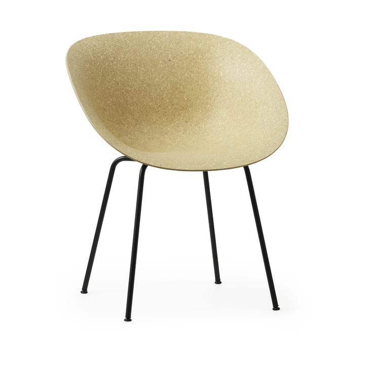 Mat Armchair Sessel, Hemp-black steel Normann Copenhagen