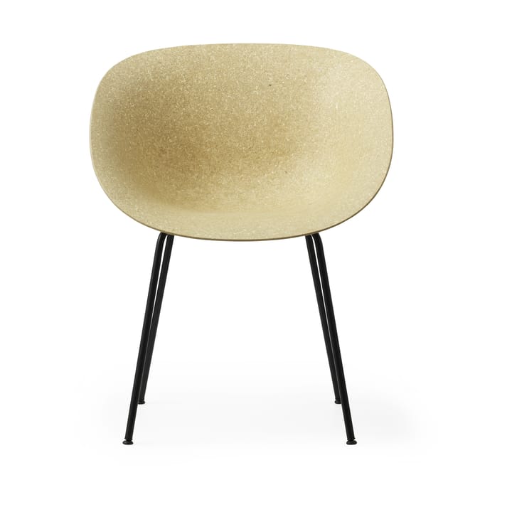 Mat Armchair Sessel, Hemp-black steel Normann Copenhagen