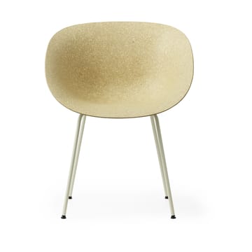 Mat Armchair Sessel - Hemp-cream steel - Normann Copenhagen