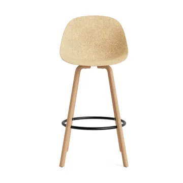 Mat Bar Chair Barhocker 75 cm - Hemp-beech-black steel - Normann Copenhagen