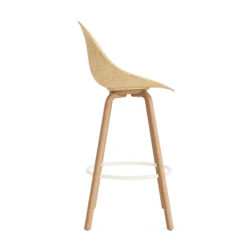 Mat Bar Chair Barhocker 75 cm - Hemp-beech-cream steel - Normann Copenhagen