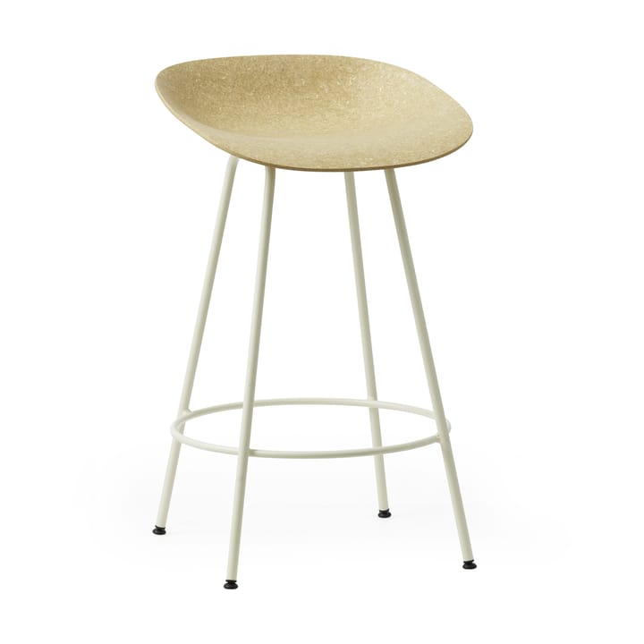 Mat Barstool Barhocker 65 cm, Hemp-cream steel Normann Copenhagen