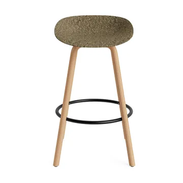 Mat Barstool Barhocker 75 cm - Seaweed-beech-black steel - Normann Copenhagen