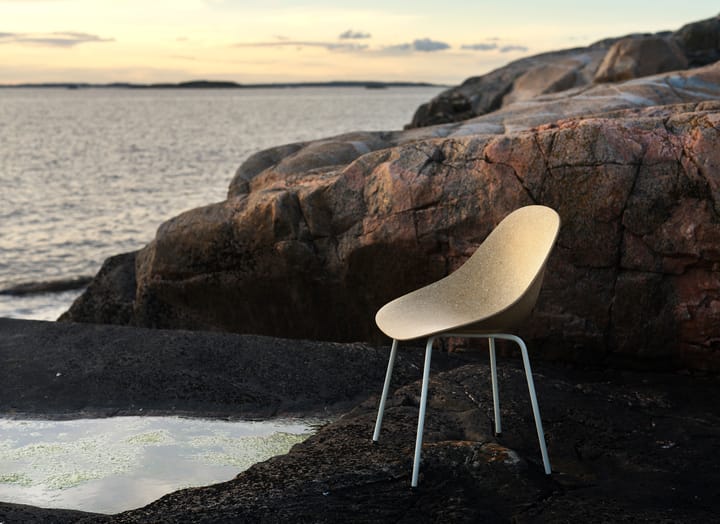 Mat Chair Stuhl, Hemp-cream steel Normann Copenhagen