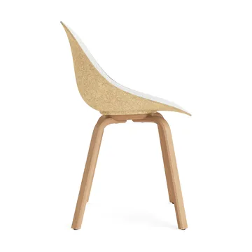 Mat Chair Stuhl mit Vorderpolsterung - Hallingdal 110-hemp-beech - Normann Copenhagen