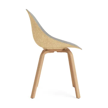 Mat Chair Stuhl mit Vorderpolsterung - Remix 133-hemp-beech - Normann Copenhagen