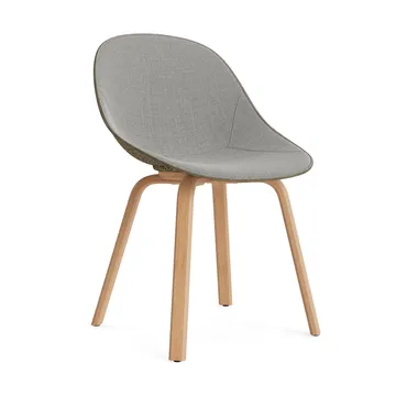 Mat Chair Stuhl mit Vorderpolsterung - Remix 133-seaweed-beech - Normann Copenhagen