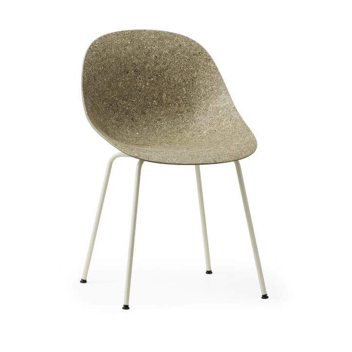 Mat Chair Stuhl, Seaweed-cream steel Normann Copenhagen