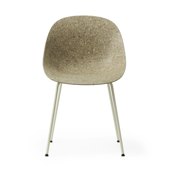Mat Chair Stuhl, Seaweed-cream steel Normann Copenhagen