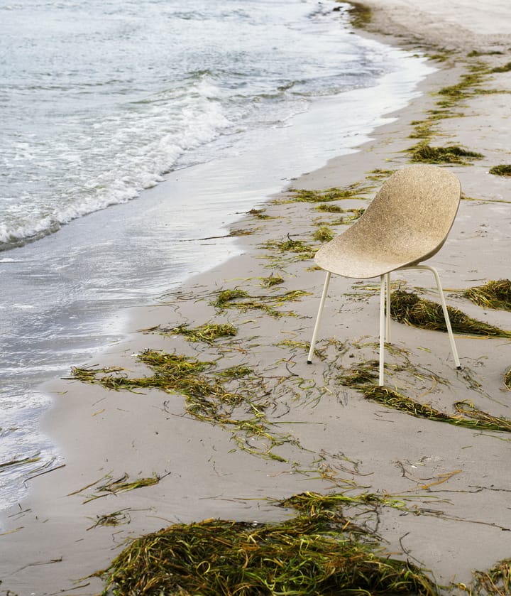 Mat Chair Stuhl, Seaweed-cream steel Normann Copenhagen