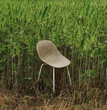 Mat Chair Stuhl - Seaweed-cream steel - Normann Copenhagen