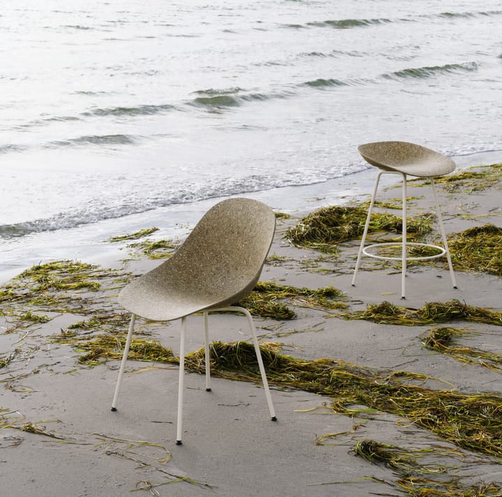 Mat Chair Stuhl, Seaweed-cream steel Normann Copenhagen