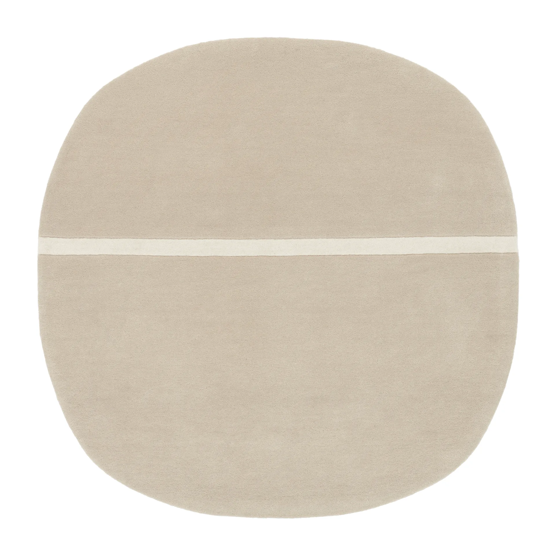 Oona Teppich 140 x 140cm, Sand Normann Copenhagen