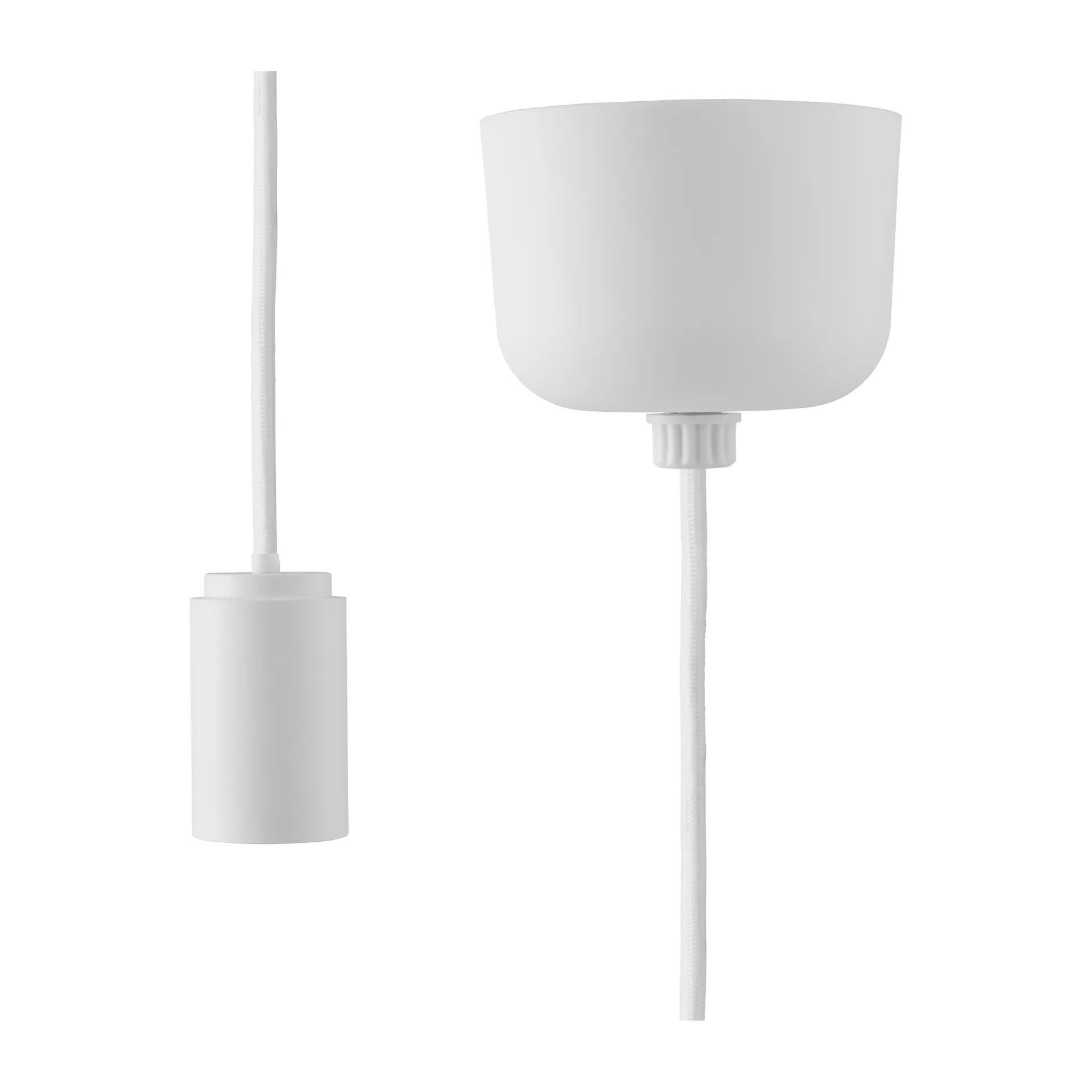 Puff Kabel mit Baldachin 2,5 m, Weiß Normann Copenhagen