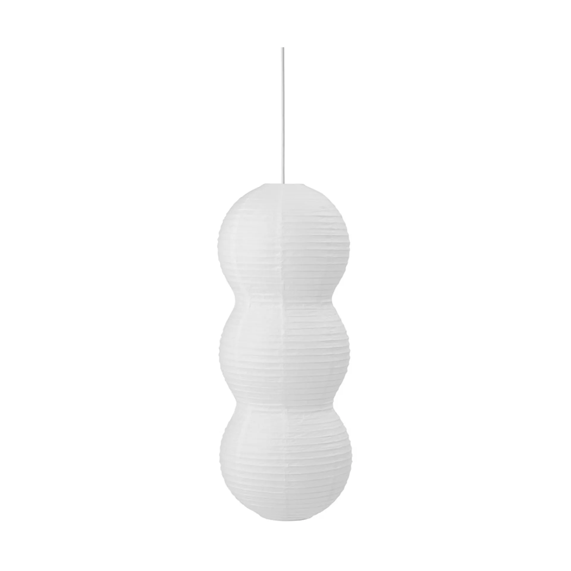 Puff Multitude Lampenschirm 23 x 60 cm, Weiß Normann Copenhagen
