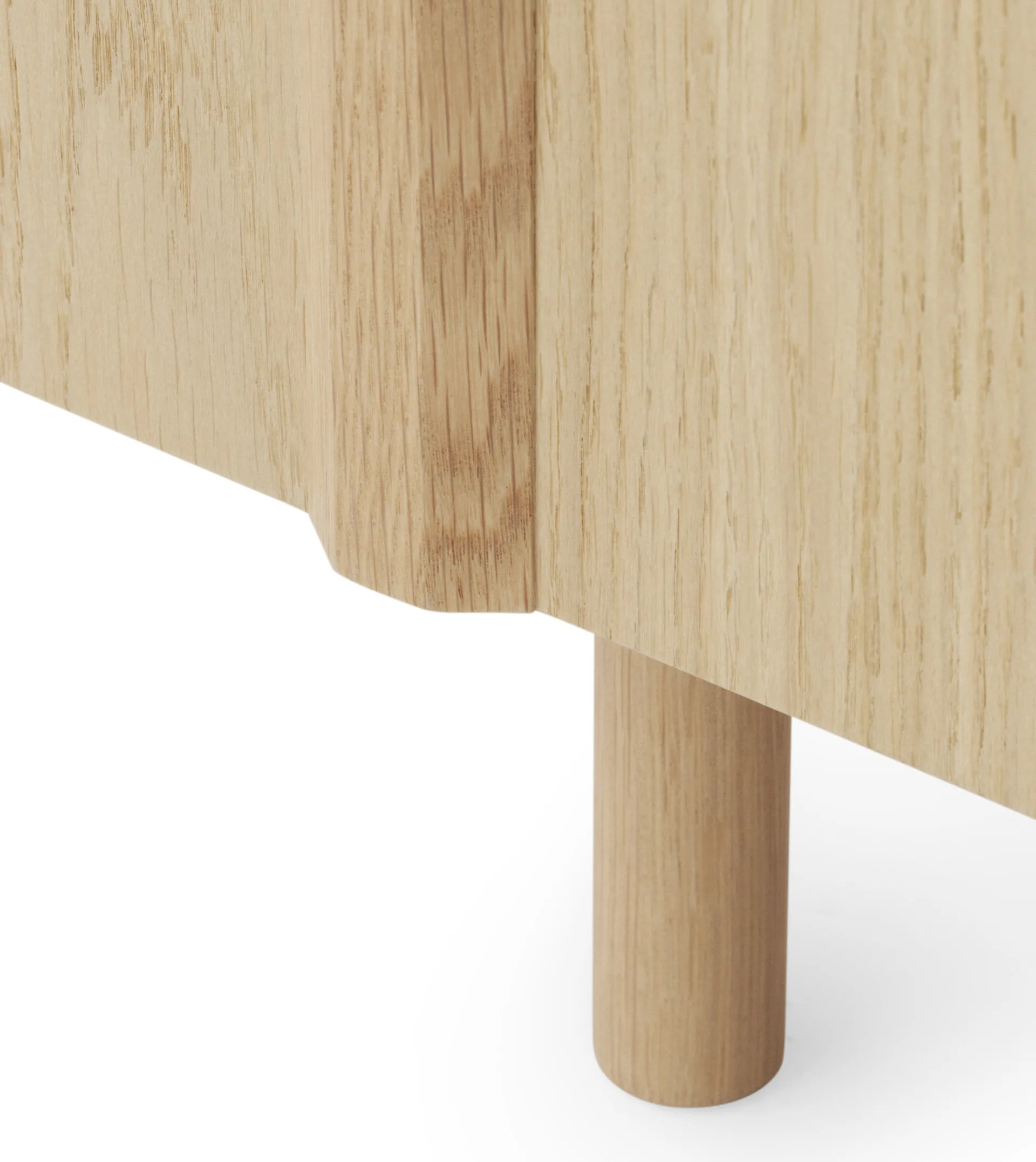 Rib Beistelltisch 45 x 159 cm, Oak Normann Copenhagen