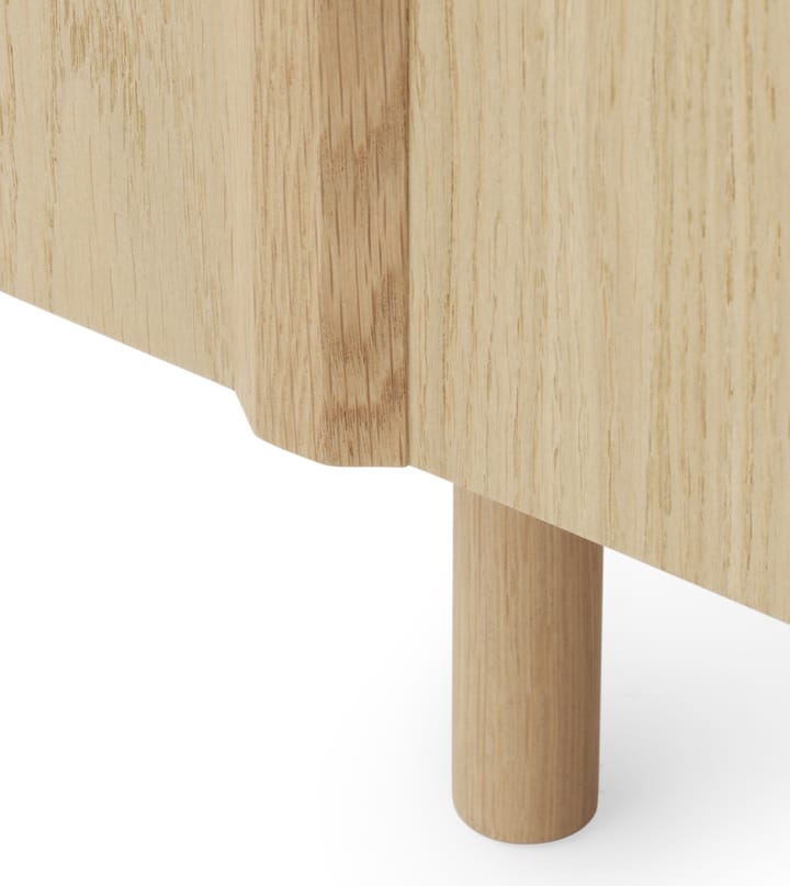 Rib Beistelltisch 45 x 159 cm, Oak Normann Copenhagen