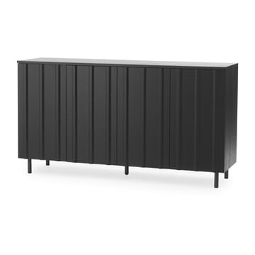 Rib Beistelltisch 45 x 159 cm - Soft Black - Normann Copenhagen