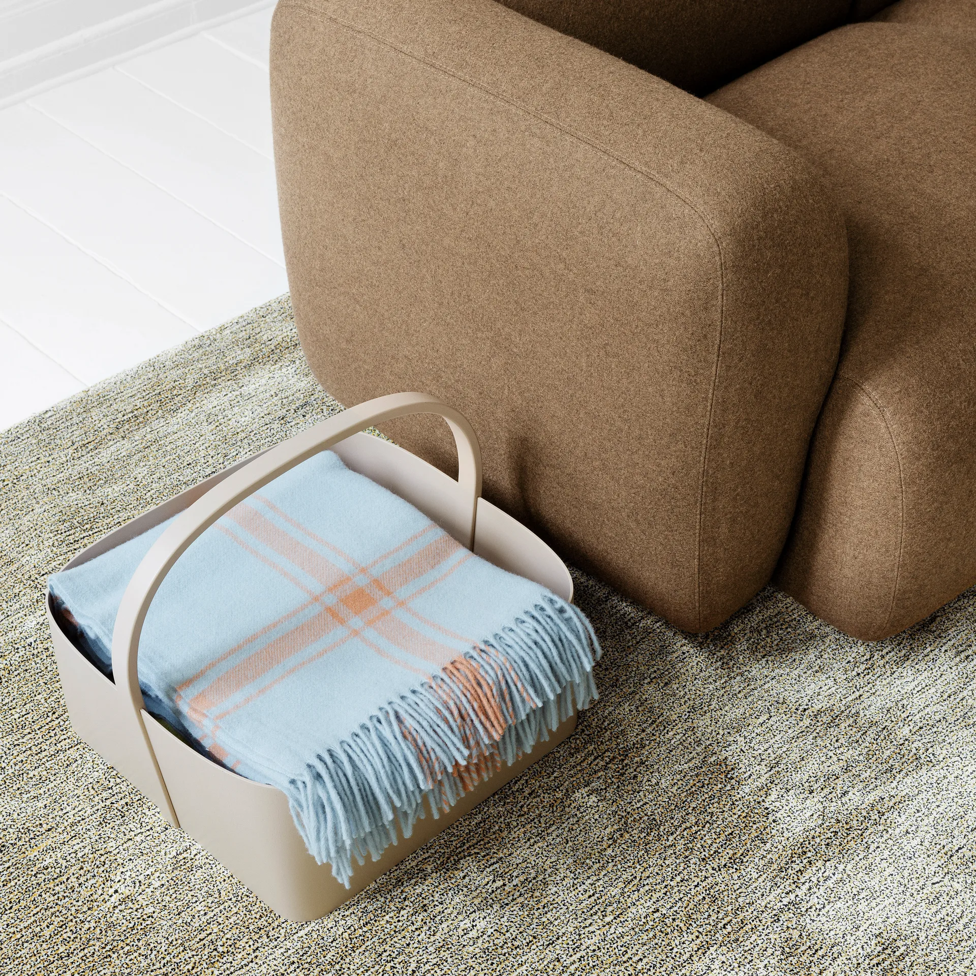 Shaker Verwahrungskorb 45 x 45cm, Sand Normann Copenhagen