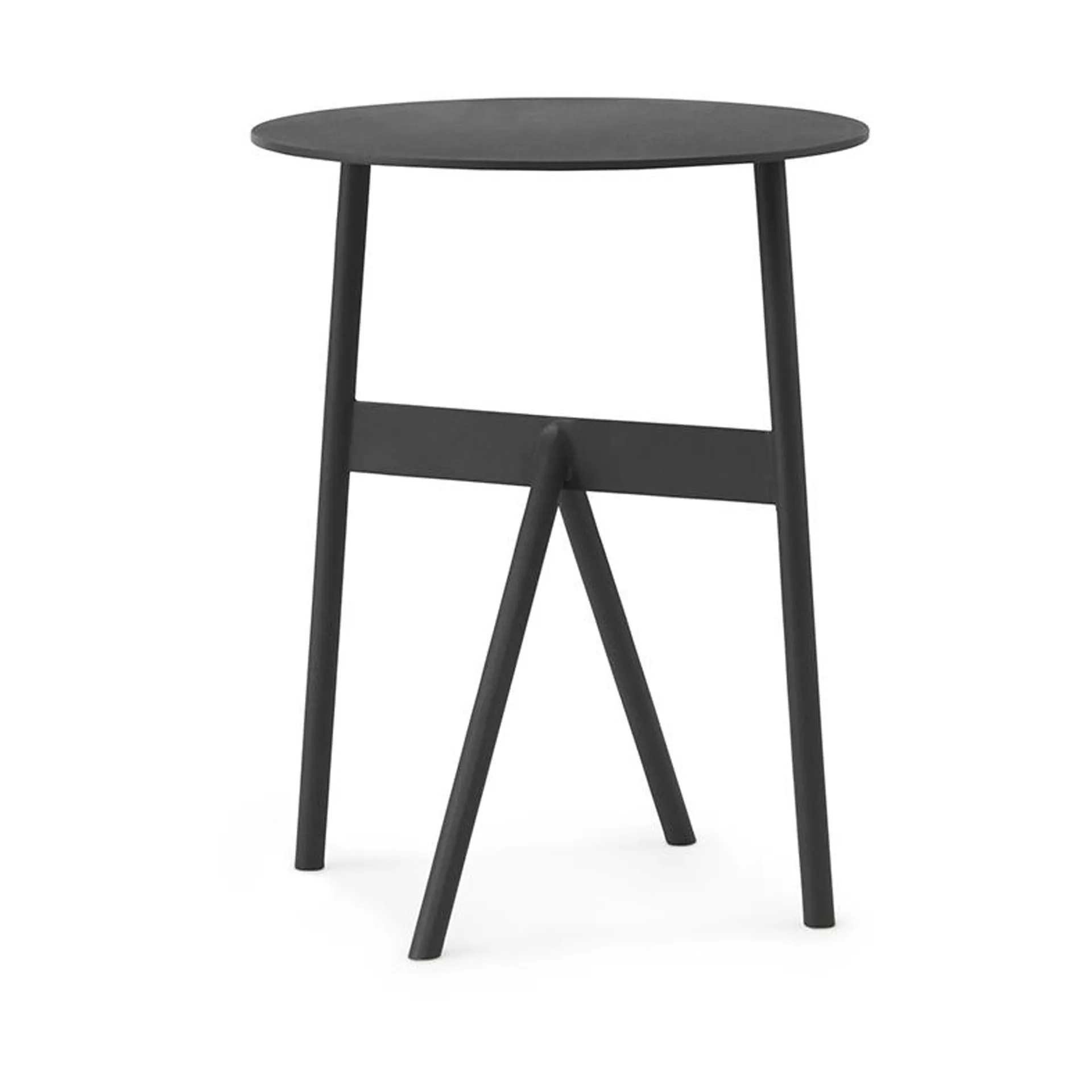 Stock Table Beistelltisch Ø37cm H:46cm, Black Normann Copenhagen