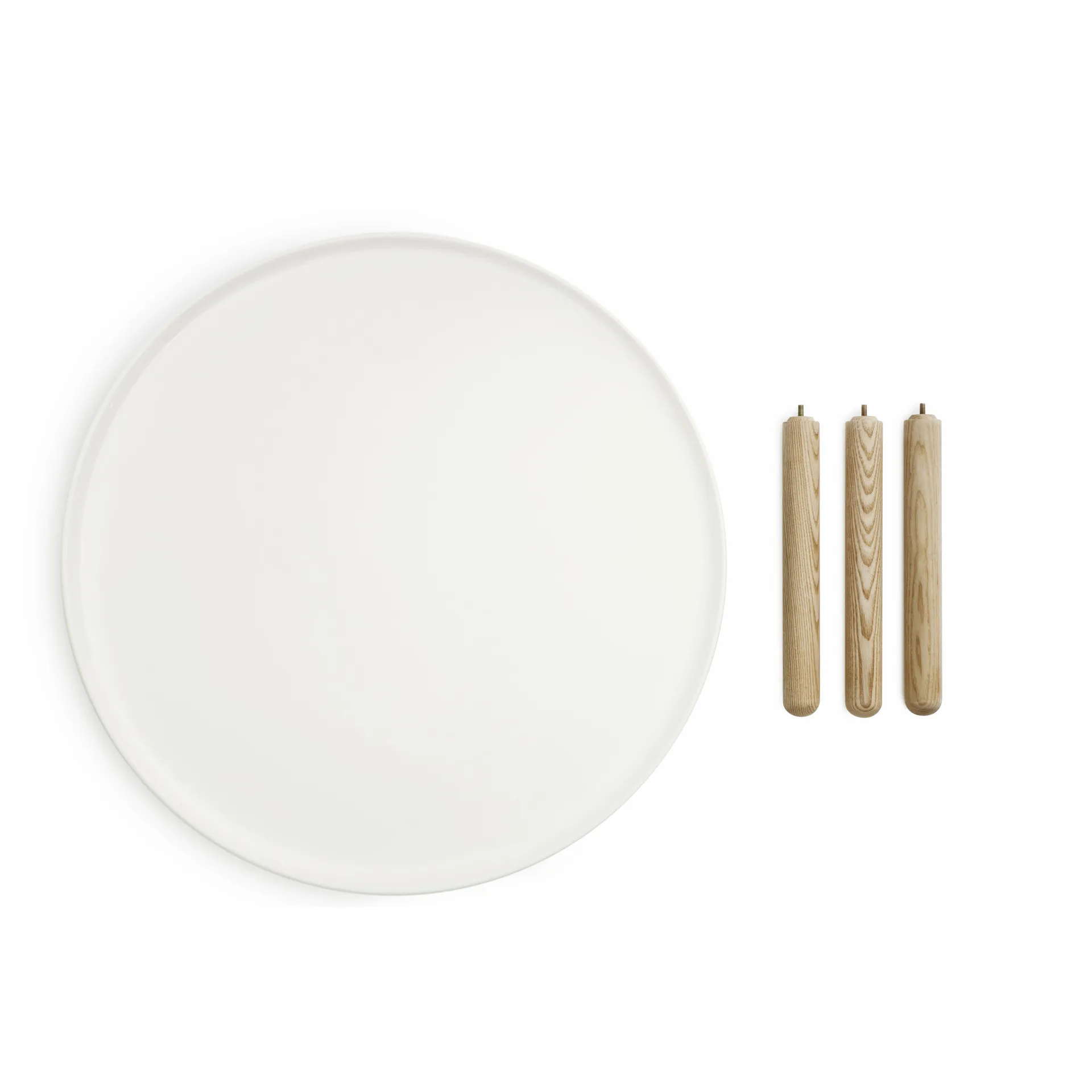 Tablo Tisch Esche-weiß, Klein Normann Copenhagen