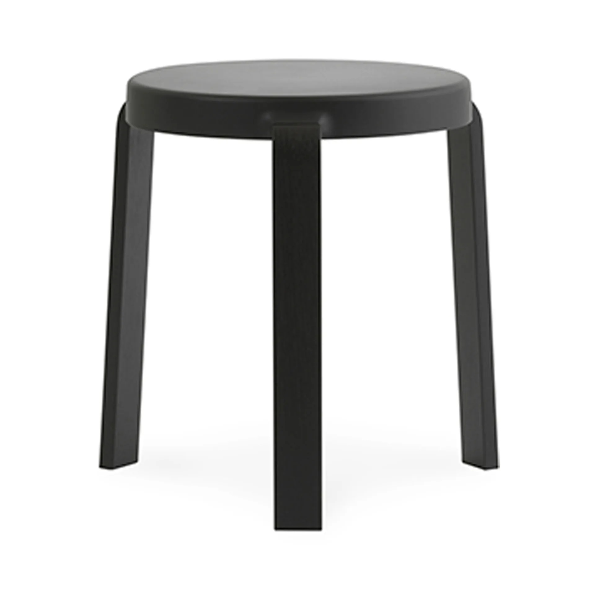 Tap Hocker, Black, Schwarze Eichenholzbeine Normann Copenhagen