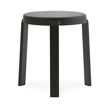 Tap Hocker - Black, Schwarze Eichenholzbeine - Normann Copenhagen