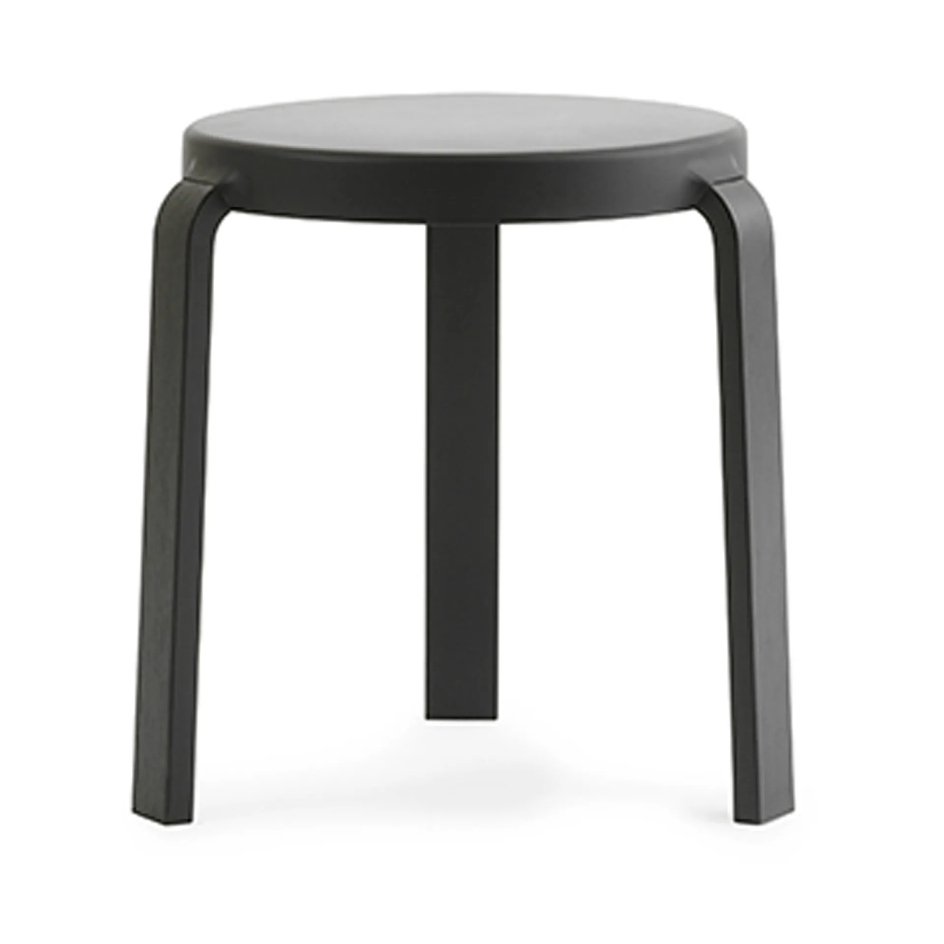 Tap Hocker, Black, Schwarze Eichenholzbeine Normann Copenhagen