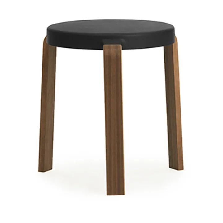 Tap Hocker - Black, Walnussholzbeine - Normann Copenhagen