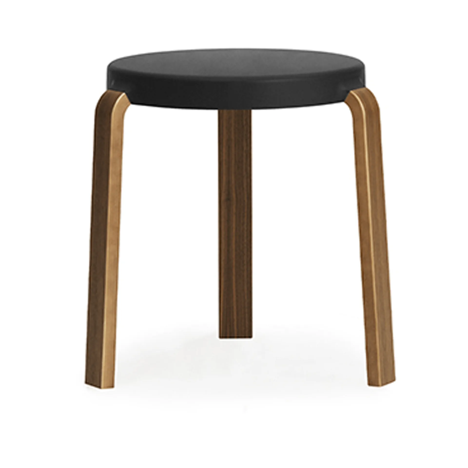 Tap Hocker, Black, Walnussholzbeine Normann Copenhagen
