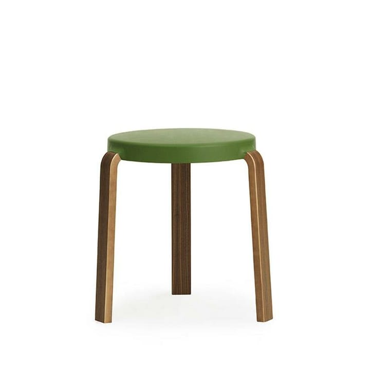 Tap Hocker, Olive, Walnussholzbeine Normann Copenhagen