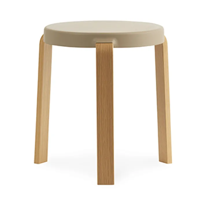 Tap Hocker - Sand, Eichenholzbeine - Normann Copenhagen