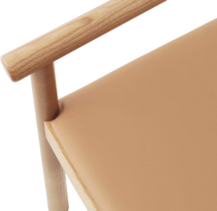 Timb Sessel mit Sitzkissen, Tan/ Ultra Leather - Camel Normann Copenhagen