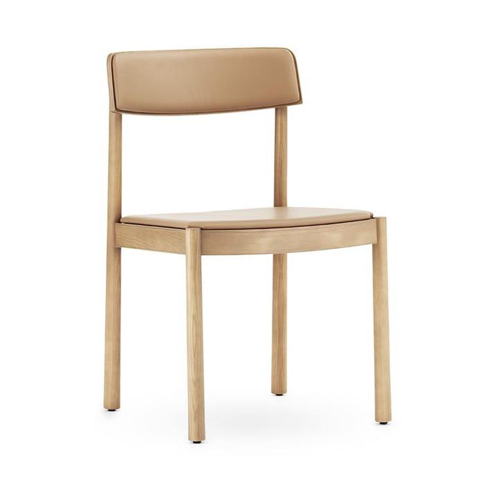 Timb Stuhl mit Sitzkissen, Tan/ Ultra Leather - Camel Normann Copenhagen