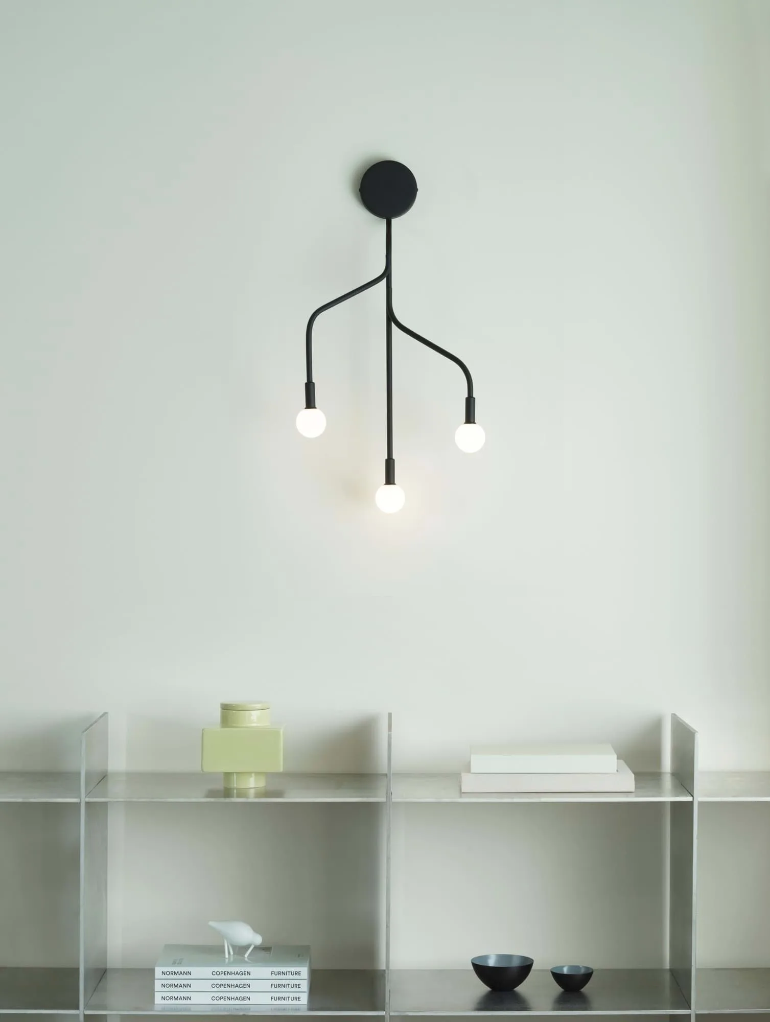 Vekst Wandleuchte, Schwarz Normann Copenhagen
