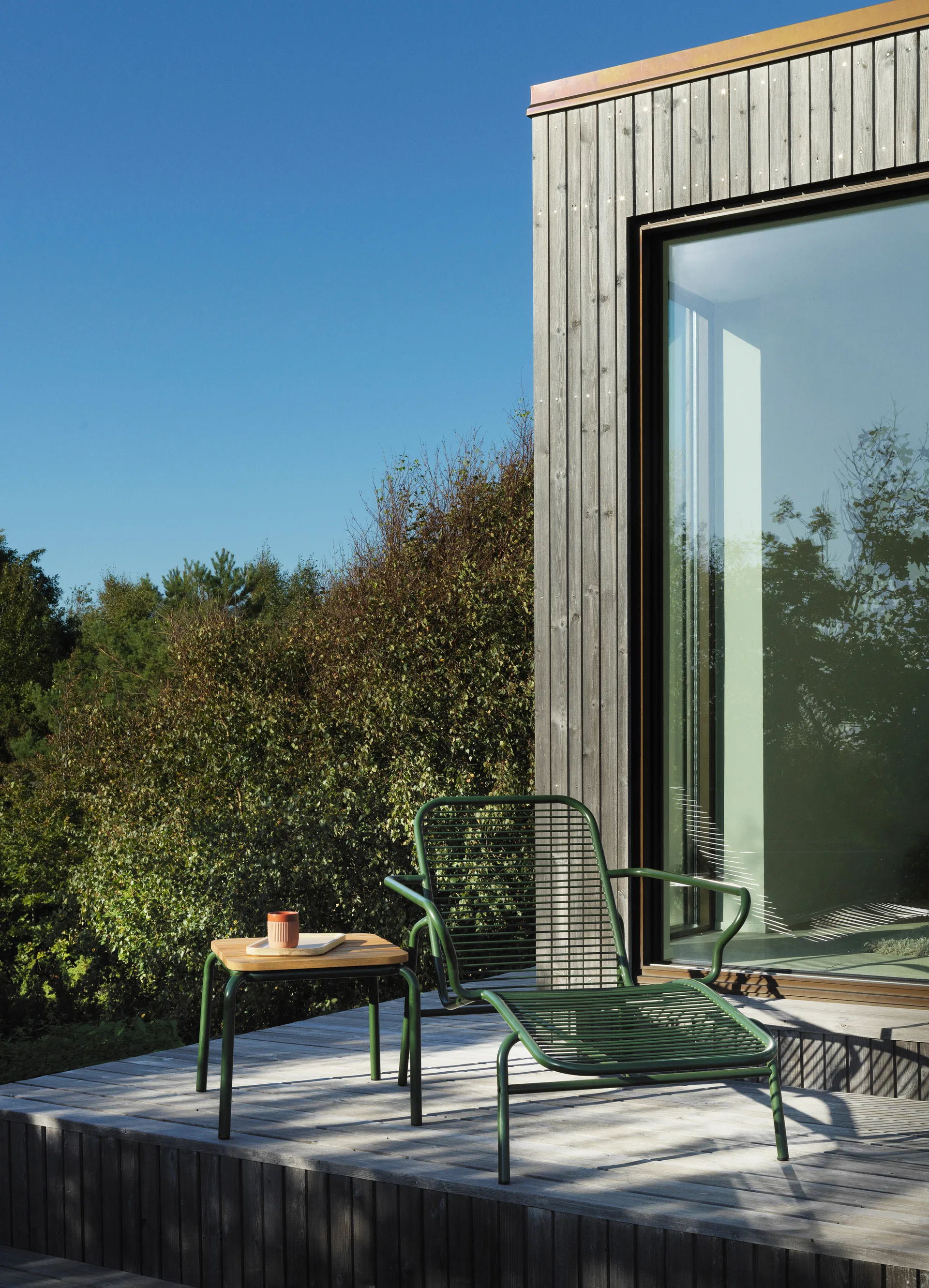 Vig Chaise Lounge Liegestuhl, Green Normann Copenhagen