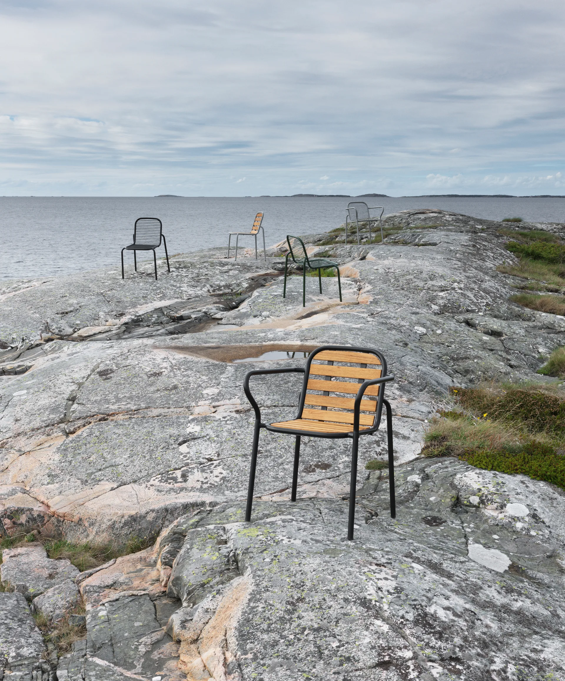 Vig Robinia Armlehnstuhl, Black Normann Copenhagen
