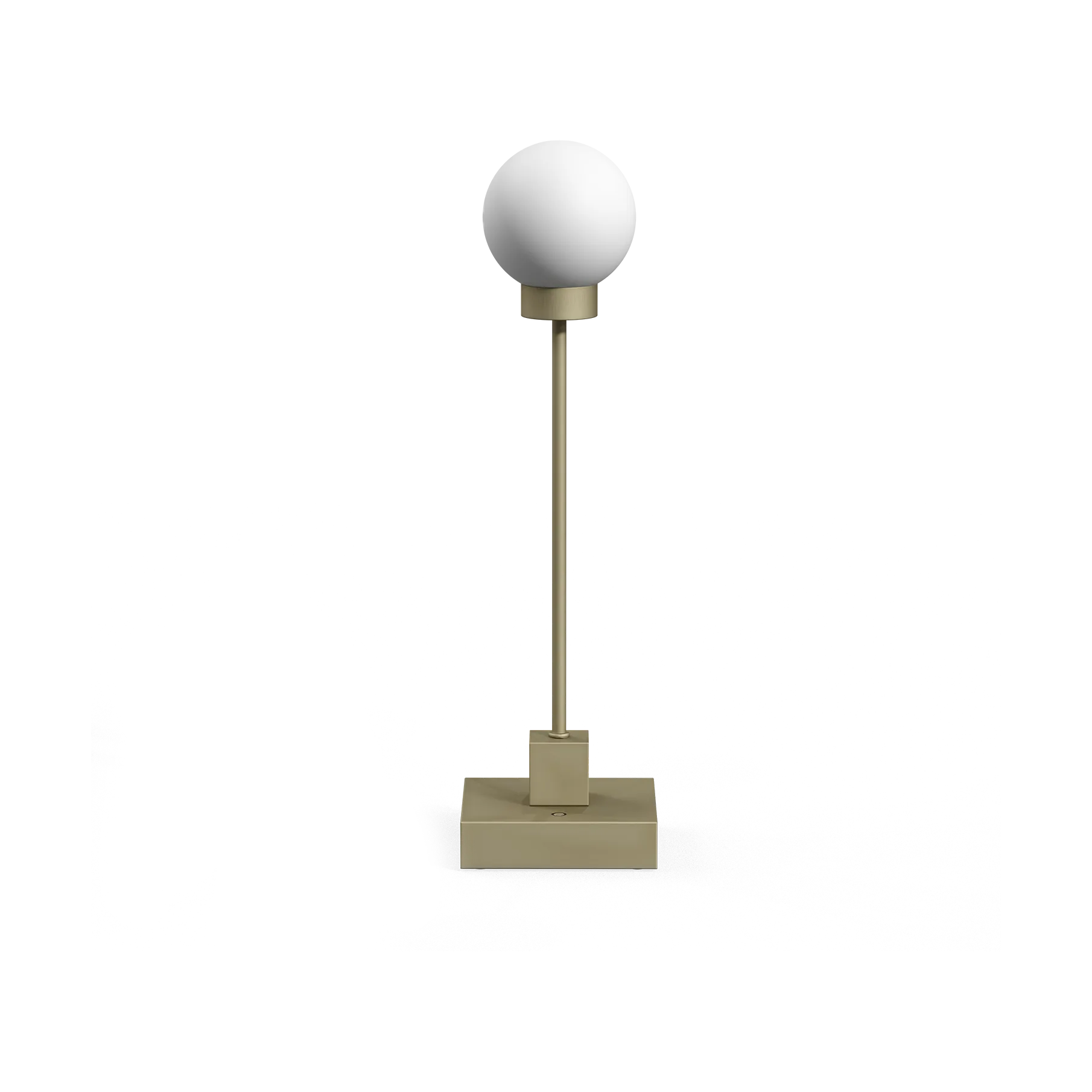Snowball Portable Tischleuchte 33 cm, Grey beige Northern