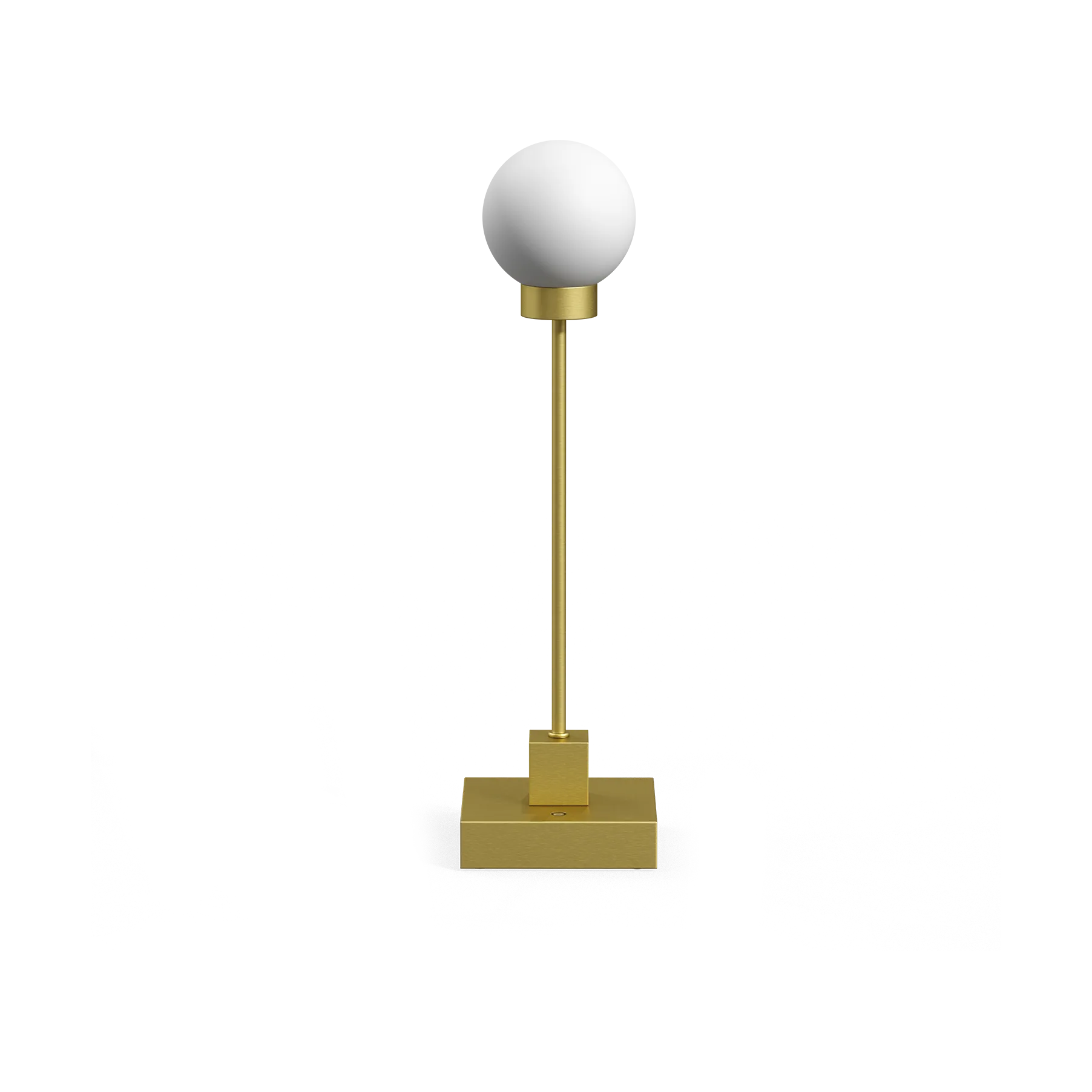 Snowball Portable Tischleuchte 33 cm, Messing Northern