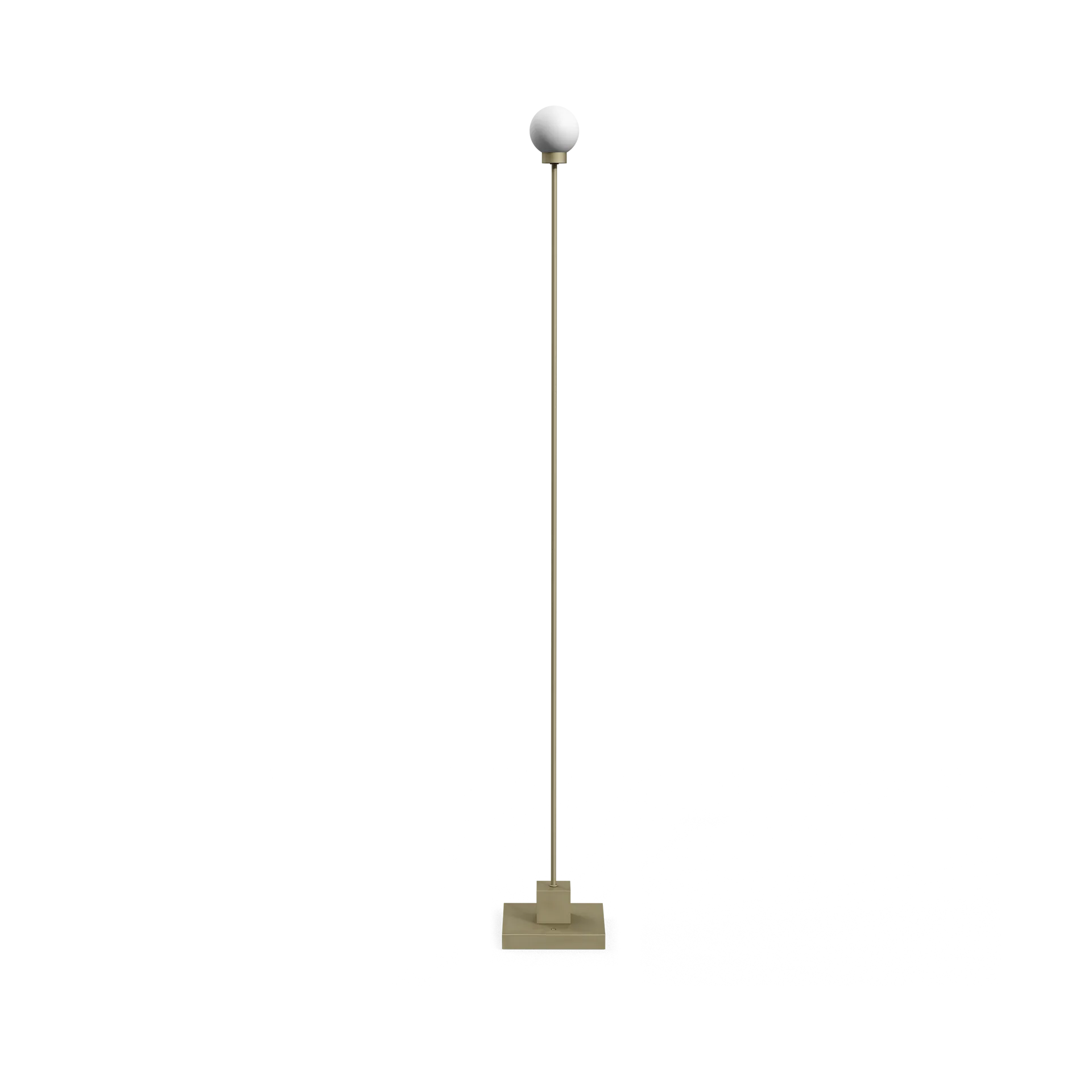 Snowball tragbare Stehleuchte 122 cm, Grey beige Northern